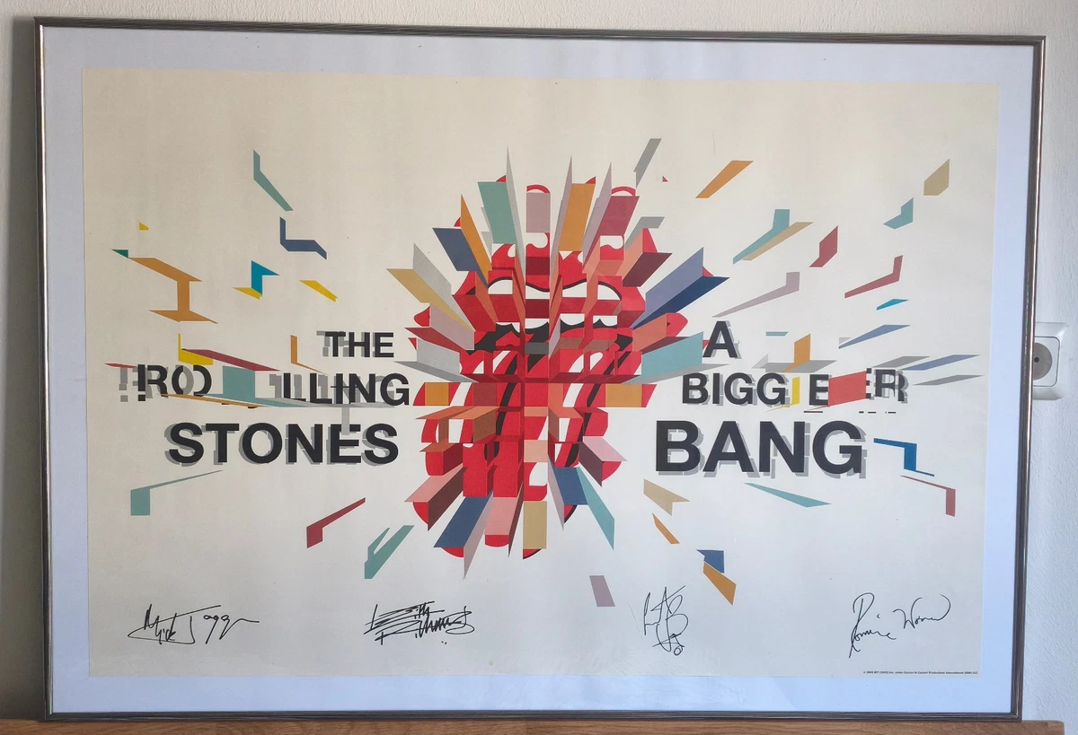 Rolling Stones FanClub Poster Bigger Bang