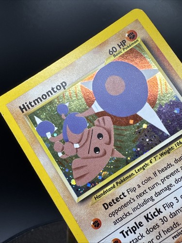 Pokémon Neo Discovery Hitmontop 3/75 Holo 2001 - Imagen 7 de 24