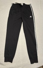 Adidas Women's Essentials Fleece 3-Stripes Slim Size Medium Cuffed Pants Gm5551