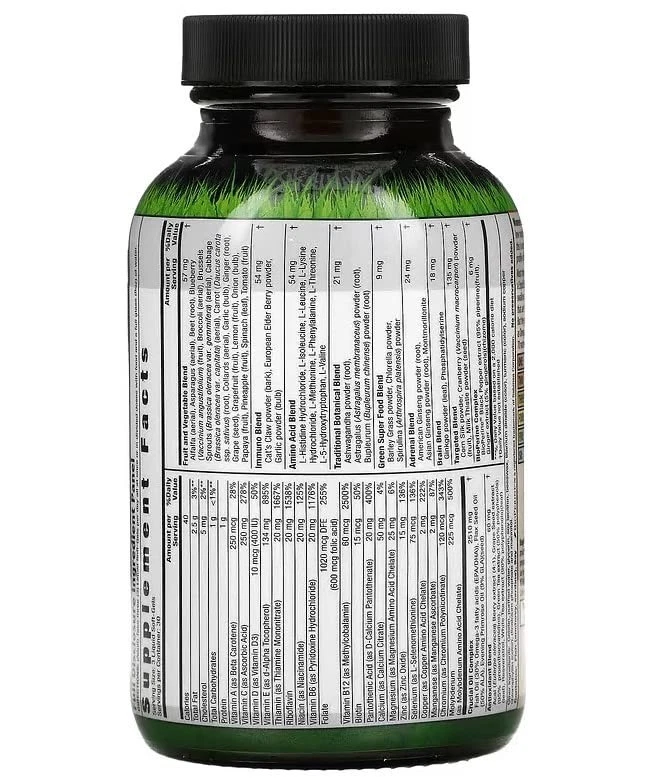 Women's Living Green Liquid Gel Multi Herbal Supplement 90 Count Softgels - Изображение 3 из 3