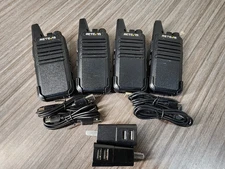 LOT OF 4 Retevis RETC 15- RT22 - Two-Way UHF  Radio Walkie-Talkie