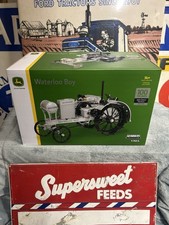 1/16 Ertl John Deere Waterloo Boy Tractor, Silver, 100Th Anniversary