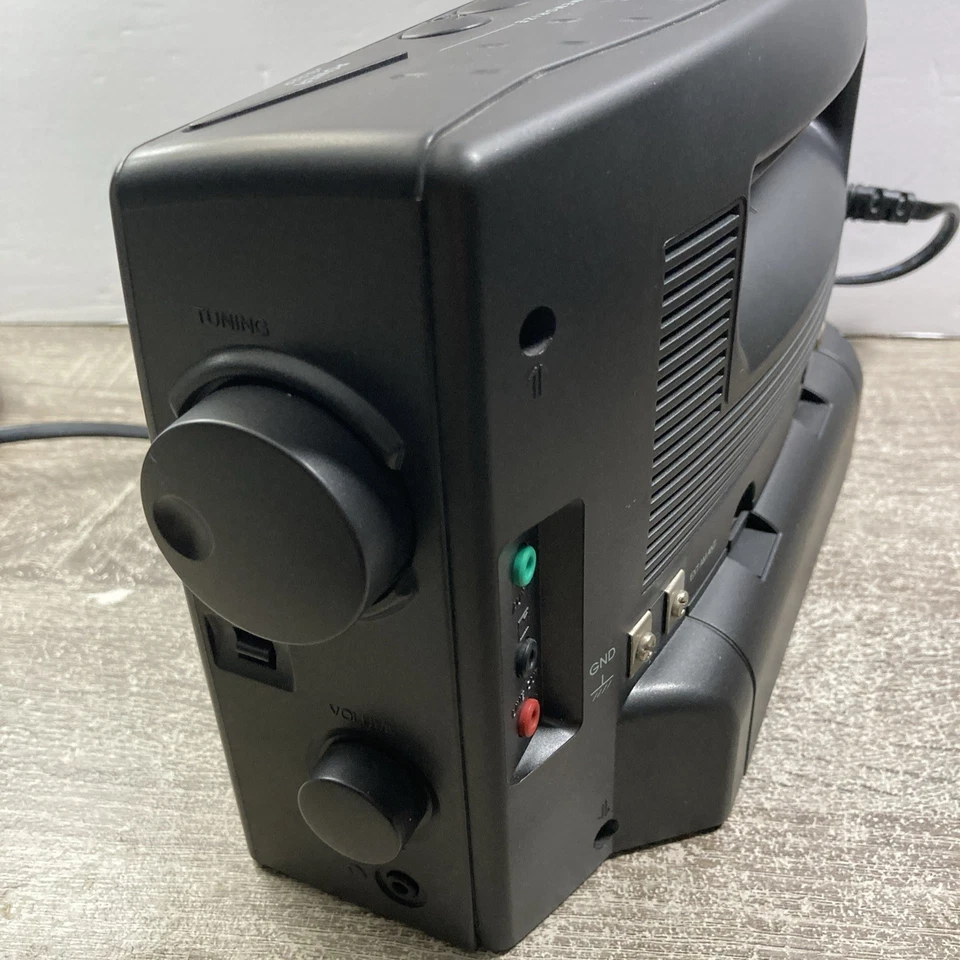 Портативное радио CC Radio Plus DX AM/FM с диапазоном оповещения о погоде портативное черное РАБОТАЕТ - Изображение 4 из 4