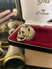 Raro anello SHOUT teschio inferni angeli FREDDO