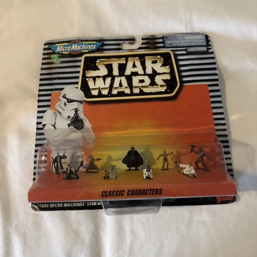 Vintage Star Wars Galoob Micro Machines Classic Characters Figures 1996 Sealed