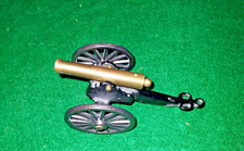 Miniature Civil War cannon 4" with brass barrel 2.5"