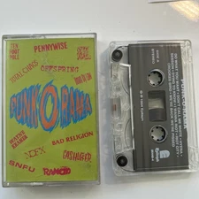 Punk O Rama Cassette Tape NOFX Bad Religion Rancid Pennywise Ten Foot Pole /500