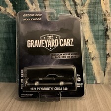 Greenlight Hollywood Series 27 Graveyard Carz 1971 Plymouth CUDA 340 1:64 Scale