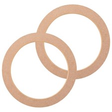 Car Speaker Spacer Ring MDF 6.5 in Wood 2 Pcs for Car Audio