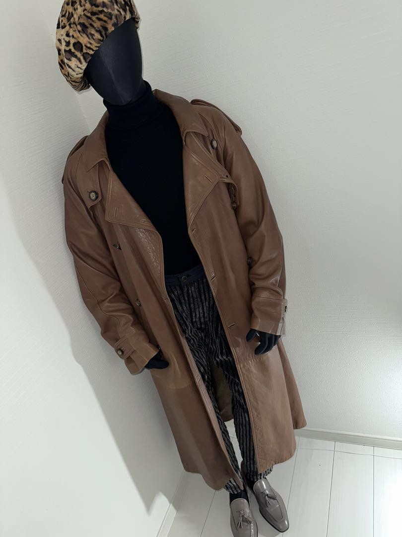 ジャケット・アウター EURO vintage leather motorcycle coat EURO vintage leather motorcycle coat size XL | eBay