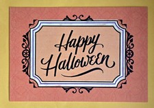 Happy Halloween Greeting Card  Envelope 5x7" 
