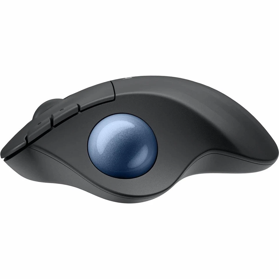 Logitech Ergo M575S Wireless Ergonomic Trackball Mouse (Black) *NEW* - Image 2 of 4