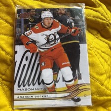 2025-26 Upper Deck Series 1 Clear Cut #1 Mason McTavish Anaheim Ducks