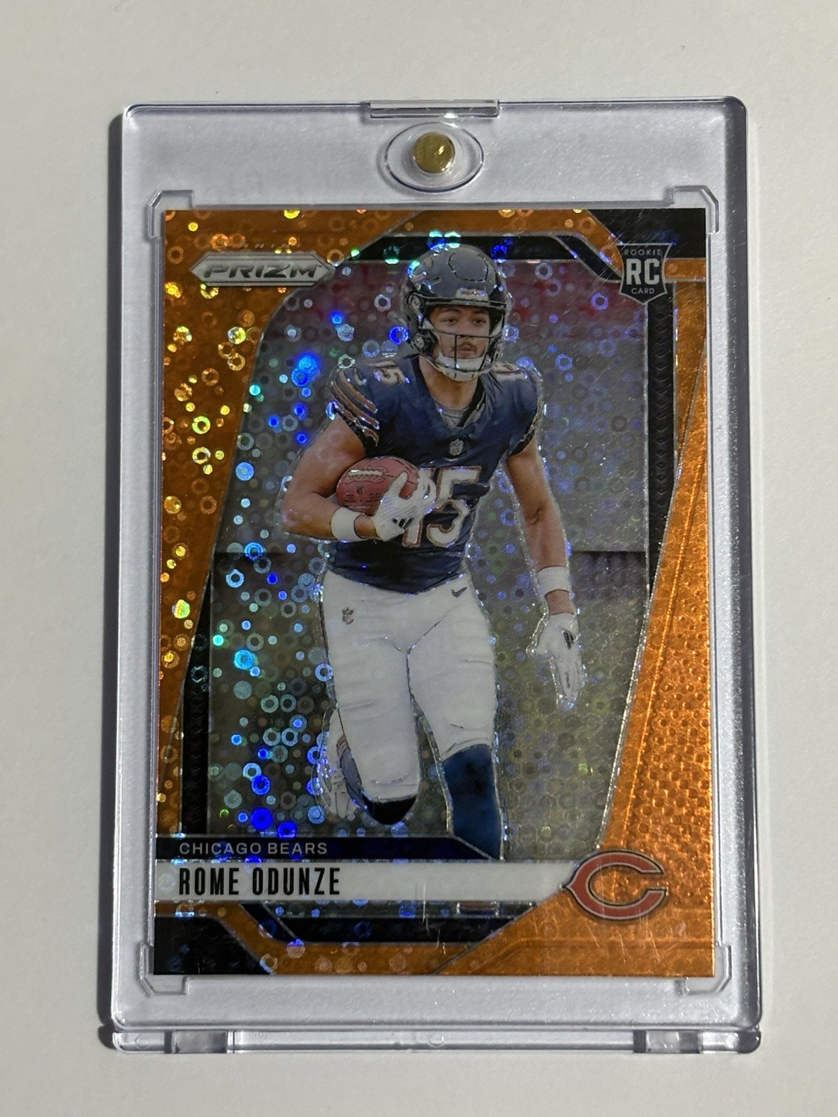 2024 Panini Prizm - Rookies Rome Odunze #385 Disco Prizm (RC)