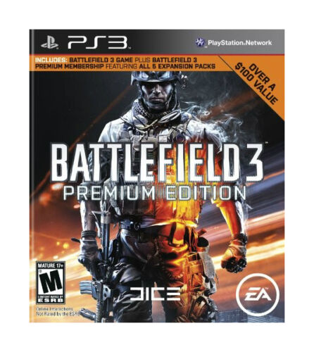 Battlefield 3 -- Premium Edition (Sony PlayStation 3, 2012) VERY GOOD - Picture 1 of 1