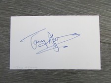 Tony Agana Notts County & Sheffield United Football Original Hand Signed Card