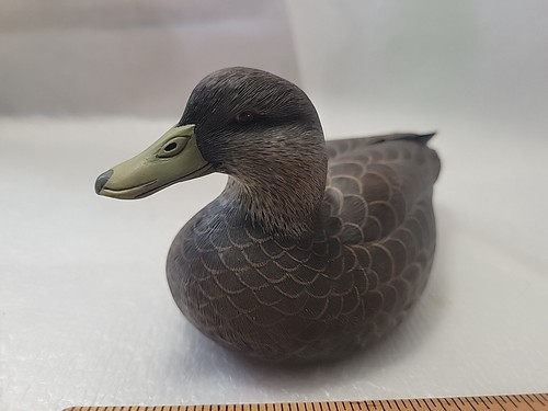 North American Ducks Decoy Collection Black Duck Danbury Mint By George Kruth - Picture 2 of 4