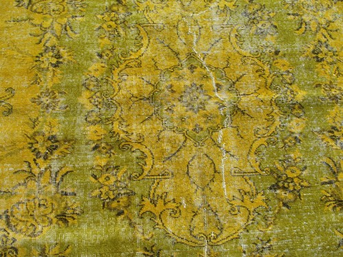 6x9 Yellow area Rug, Large wool rug, oversize area rug, kilim rug, carpet rugs - Picture 10 of 10