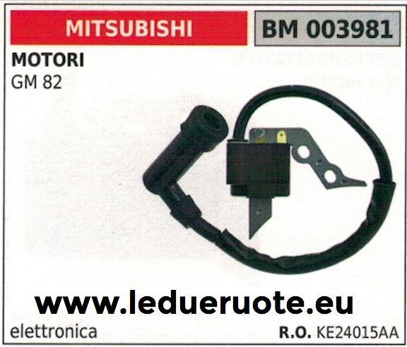 Bobina Accensione Mitsubishi GM82 KE24015AA - Ricambio Motore Certificato