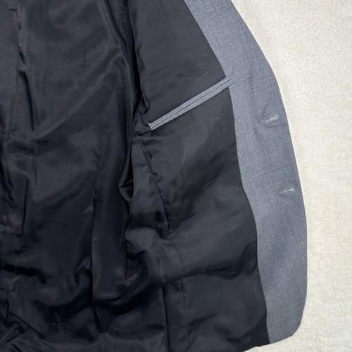 Calvin Klein Boy Bi-Stretch Blazer Suit Jacket 2-Button Single Breast Gray Sz 20 - Picture 12 of 17