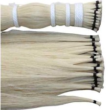 Bow hair natural white horse tail for violin cello Bow 80-85cm,250g