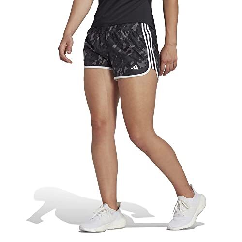 Pantalones cortos para correr para mujer Adidas Marathon 20 de camuflaje - Imagen 1 de 14