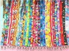 lot Cartoon Mickey Minnie stitch Neck Straps Key Chains Lanyard ID Holder