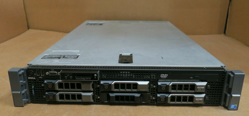 Dell PowerEdge R710 2 x Intel Xeon X5650 2.66GHz 24GB RAM 2x 1TB 3x 300GB Server - Image 4 of 4