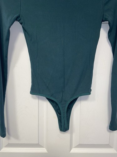 Wilfred Women's Bodysuit Green Long Sleeve Button Size: Small - Picture 9 of 12