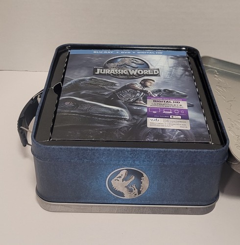 Jurassic World Blu-ray In A Tin Lunchbox. Excellent Condition. - Picture 7 of 19