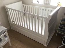 east coast langham sleigh cot bed