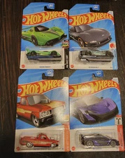 Hot Wheels Kroger Exclusive 2024 - Mazda RX-7 Chevy Luv McLaren Paganini * Set *