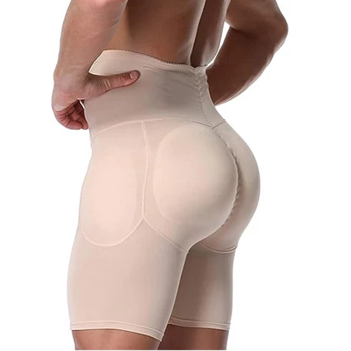 Herren gepolsterte Enhancer Unterwäsche Shapewear Butt Lifter Boxershorts Höschen Former - Bild 25 von 40