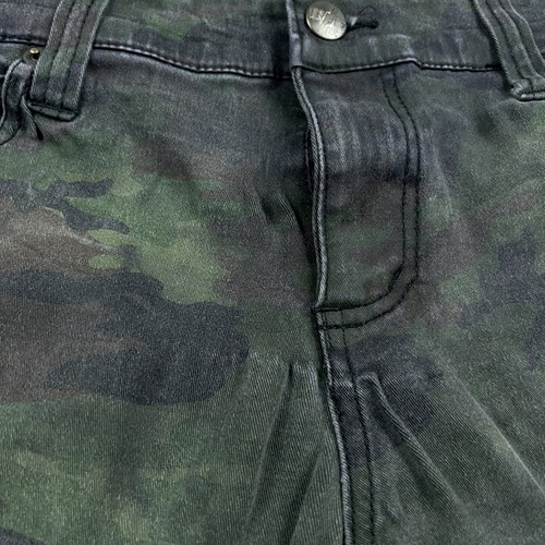 Pantalones Tripp NYC Para Hombres 33 Verde Camuflaje Ajustados tiro bajo Patinador Grunge Raver 33x32 - Imagen 9 de 14
