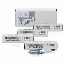 4 Spark Plugs Original Citroen/Peugeot RCZ 308 II GTi DS3 Racing THP