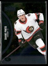 2021-22 SkyBox Metal Universe #157 Shane Pinto Ottawa Senators Rookie Card. rookie card picture