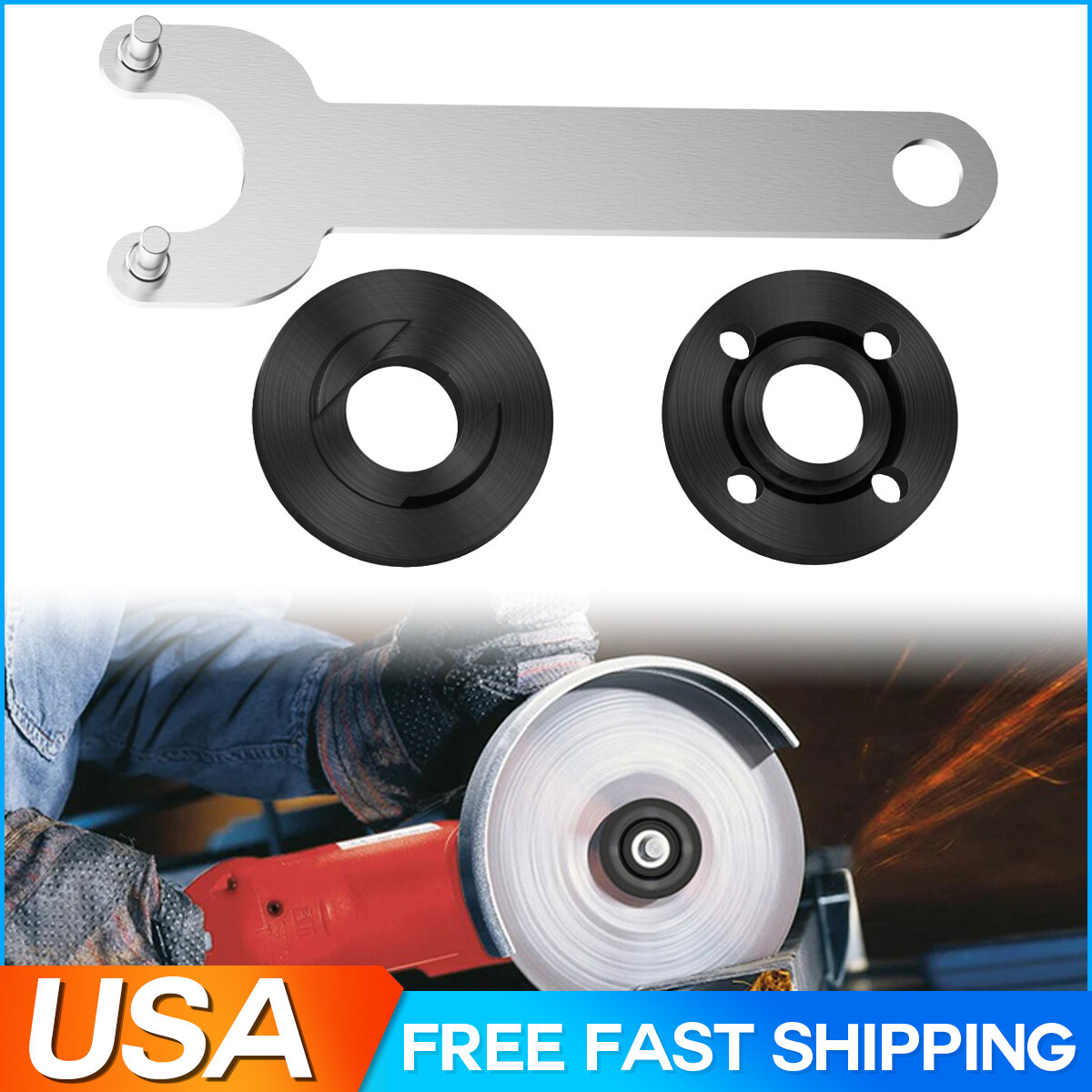 Makita 224399-1 Inner Flange – 4-1/2, 5, 6 Inch Angle Grinder Accessory, Steel Construction, For Non-Hubbed Wheels