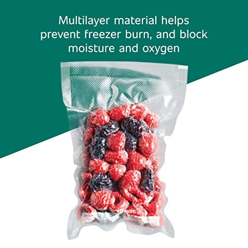 FoodSaver 1Pint Precut Vacuum Seal Bags with BPAFree Multilayer
