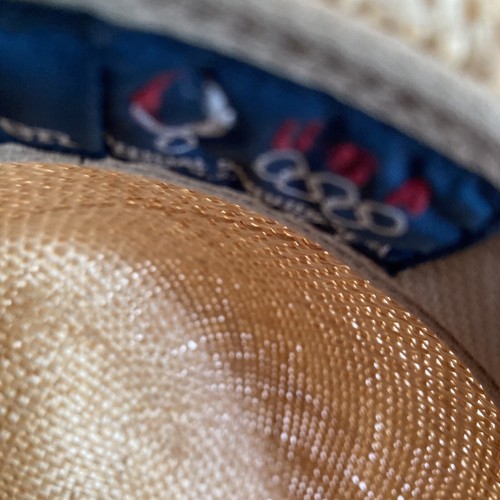 Polo Ralph Lauren 2008 US Olympics Straw Hat U.S. Made. Unique , Rare Medium - Picture 8 of 8