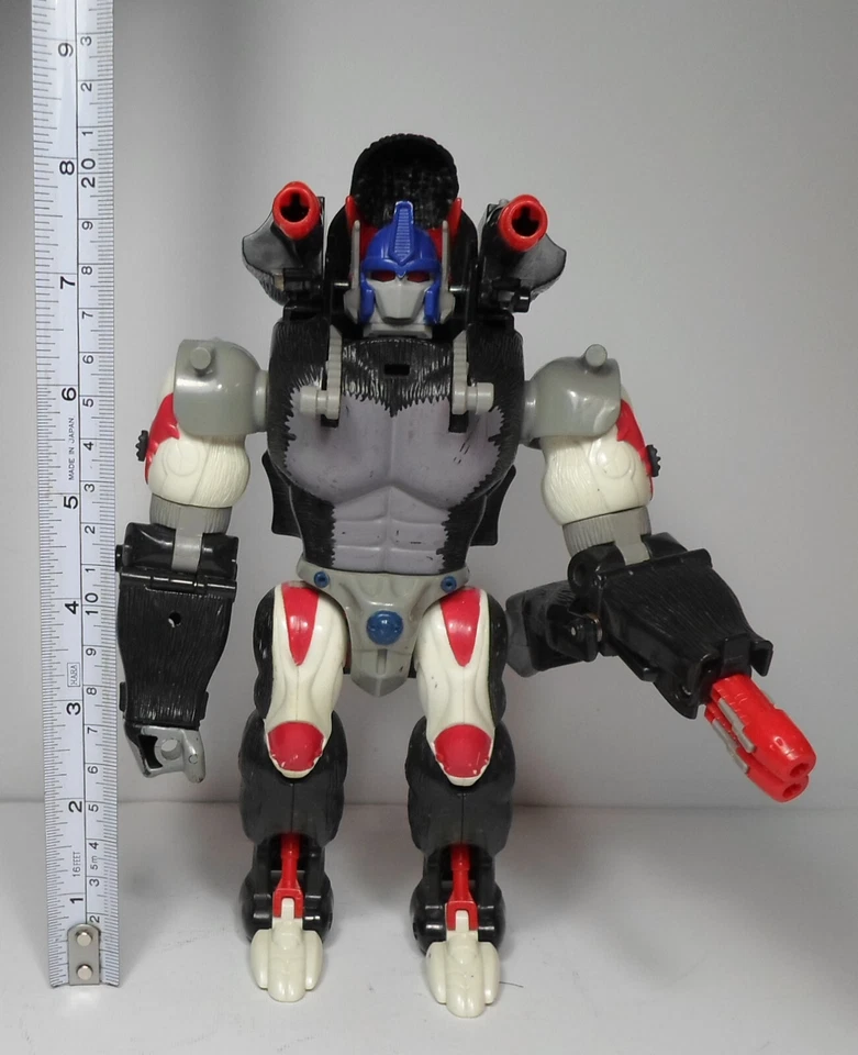 HASBRO VTG 1996 TRANSFORMERS BEAST WARS OPTIMUS PRIMAL INCOMLETE GORILLA ROBOT - Image 2 of 4