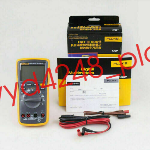 FLUKE 17B+ Digital multimeter Meter Tester DMM with TL75 test leads F17B+/da/$# - Picture 1 of 5