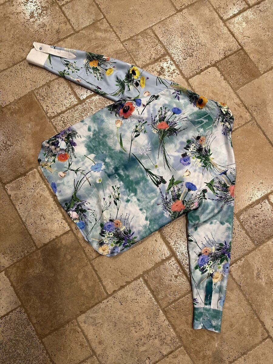 Louis Vuitton Virgil Abloh SS20 Floral Silk Button Up Shirt Louis Vuitton Virgil Abloh SS20 Floral Silk Button Up Shirt