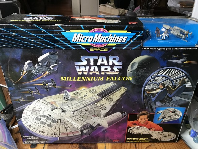 Star Wars Micro Machines 1995 MILLENNIUM FALCON PLAYSET Galoob 65878 New | eBay