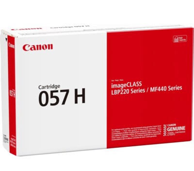 Canon Genuine 057H Black Toner High Capacity Cartridge ImageCLASS New Sealed 