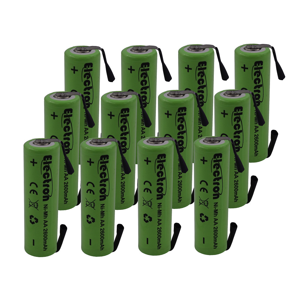 Stock 12 Batterie Ricaricabili AA 2600 mAh | Prezzo Ingrosso