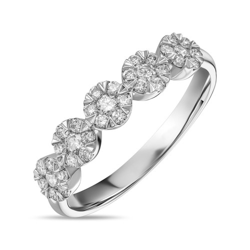 0.25 CT 14k White Gold Lab Grown Round Cut Diamond Ring For Woman - Picture 3 of 4
