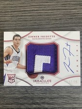 2012 Panini Immaculate Jimmer Fredette Rookie Auto Patch /25 SP Red USA Olympics