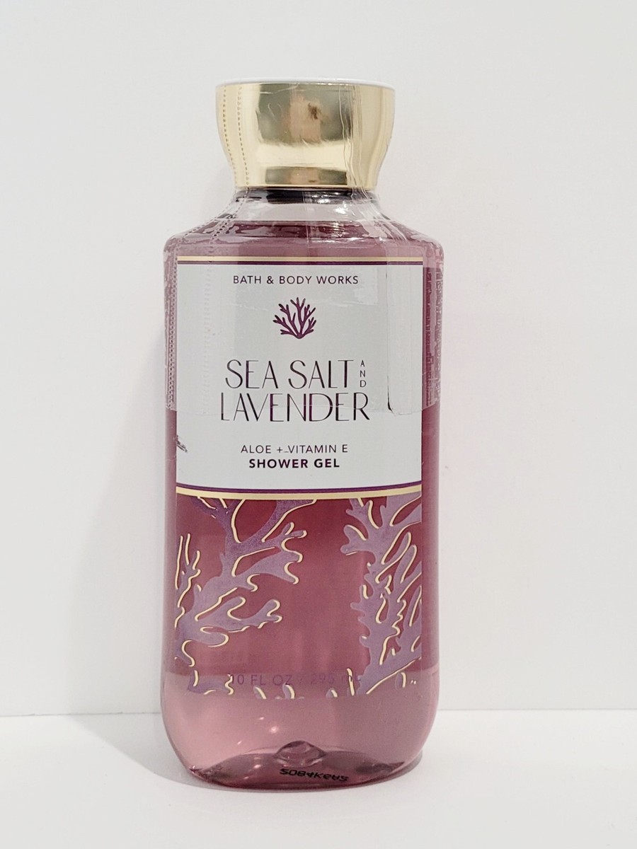 Bath Body Works SEA SALT LAVENDER Shower Gel Body Wash 10 fl
