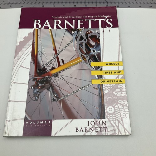 Barnett's Manual Wheels Reifen Antriebsstranganalyseverfahren Fahrradmechaniker