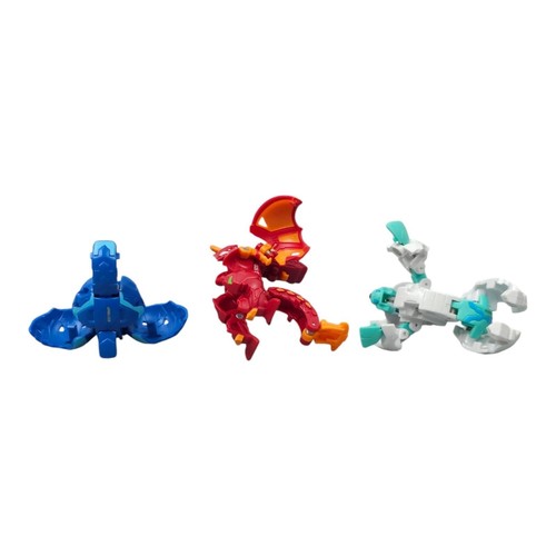 Bakugan Dragonoid Pyrus Red B500 Serpenteze Blue Aquos B300 Hydorous Haos B200 - Picture 3 of 20